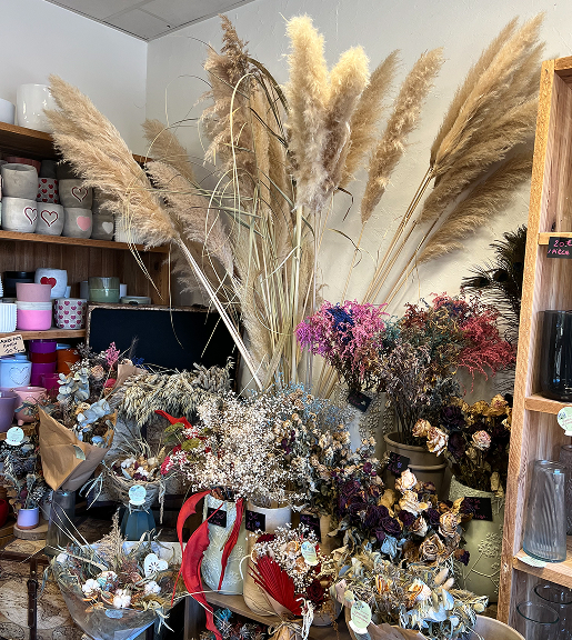 Création de bouquets et de compositions florales de fleurs séchées à Nîmes (30)