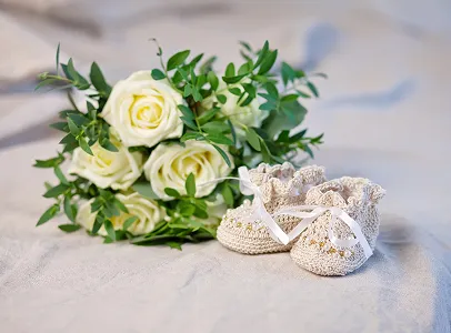 Des bouquets de fleurs et compositions florales pour une naissance, à Nîmes - 30