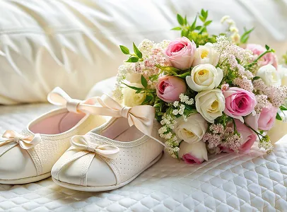 Bouquets de fleurs pour fêter un Baptême à Nîmes dans le Gard