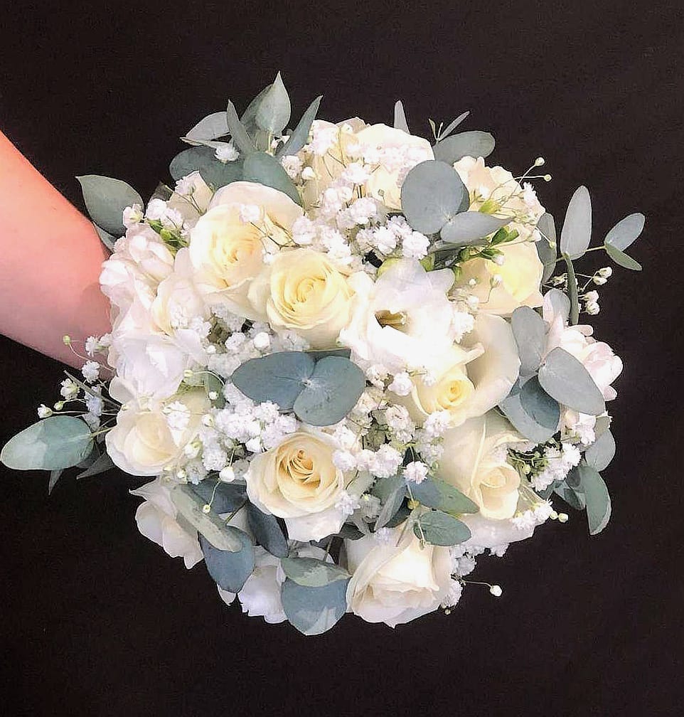 Bouquet de mariée rond