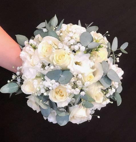 Bouquet de mariée rond